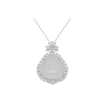GUANFEI Chalcedony Necklaces Women's