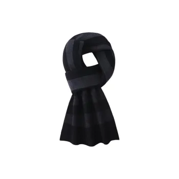 Red Bean Wool Knit Scarves Men's