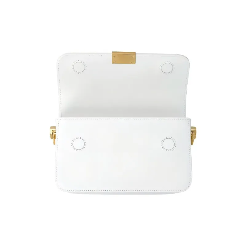 OFF WHITE Plain Binder M Shoulder Bag White-3