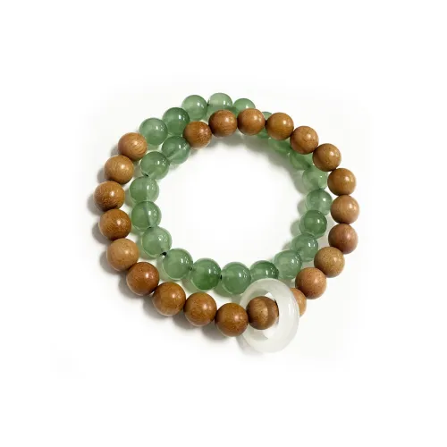 Jinghua Record Golden Sandalwood Bracelets Unisex