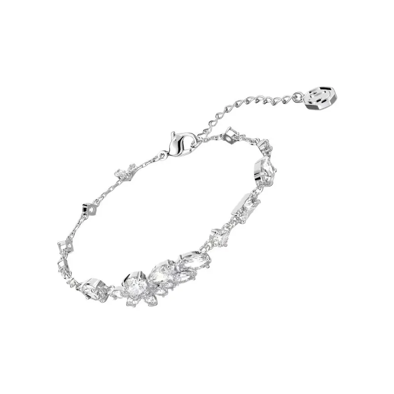 Swarovski Gema Rhodium Plated Bracelets Women's White-2