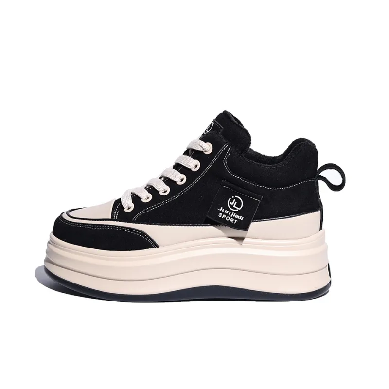Junjali Warm High Top Casual Shoes Women's-0