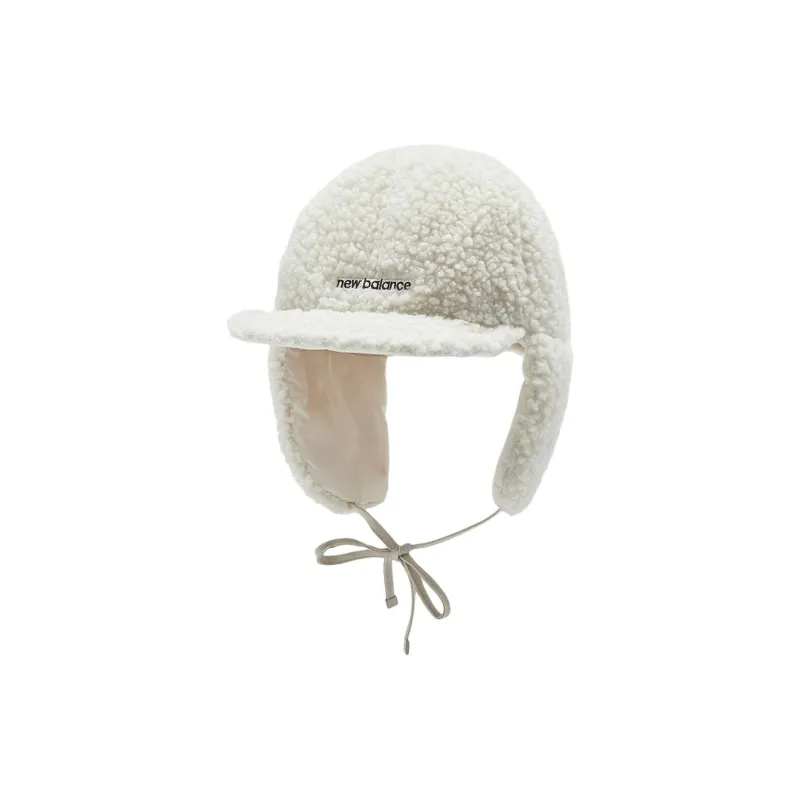 New Balance Polyester Trapper Hats Unisex Cream-1