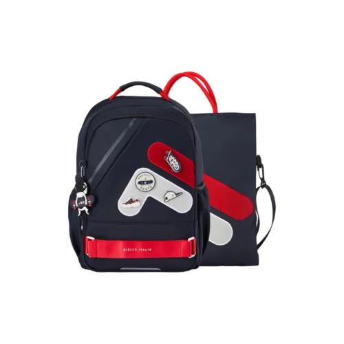 FILA Nylon Backpack Combo Set Unisex Legend Blue