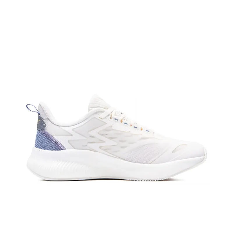 361° Night Shadows Cushioning Anti Slip And Wear Resistant Low Top Running Shoes Women's White Blue Orange-1