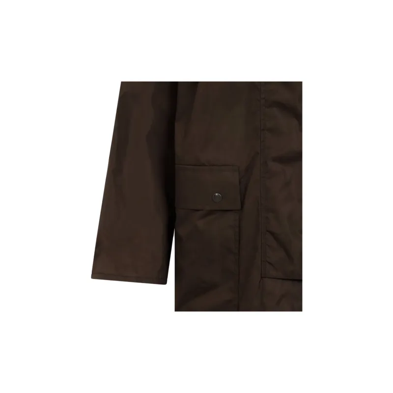 PRADA Corduroy Collar Long Sleeved Storm Jacket-3