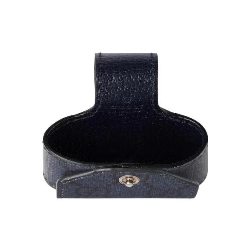 GUCCI Canvas Earphone Case Unisex Blue-3