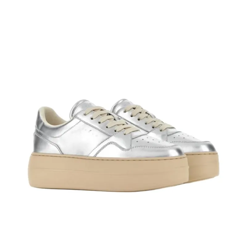 HOGAN Metallic Flatform Sneakers Women's-2