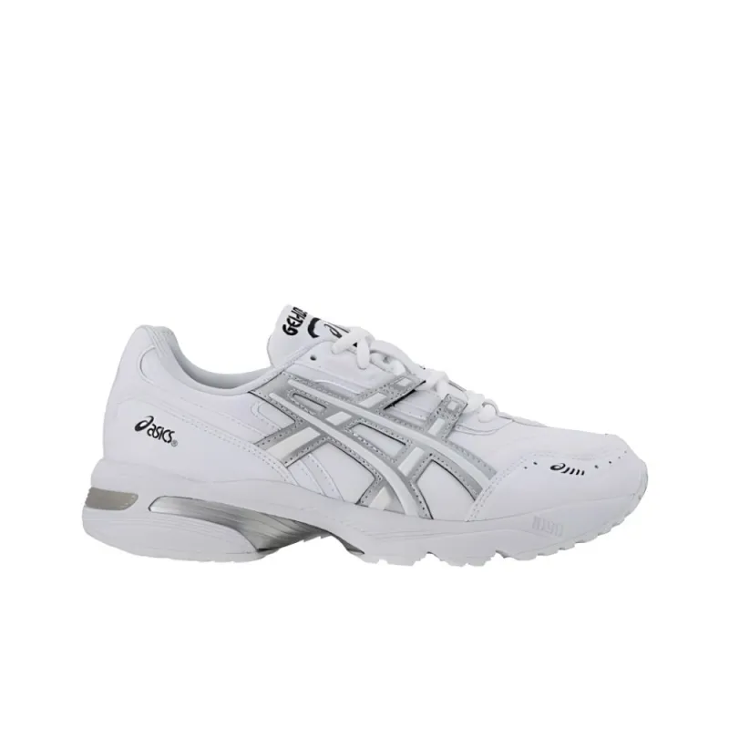 Asics GEL-1090 Wear-Resistant Low-Top Running Shoes Men's White Silver-1