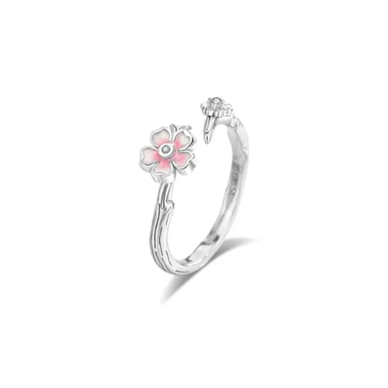 YINGNIXINDONG S999 Fine Silver Sterling Silver Rings Unisex-5