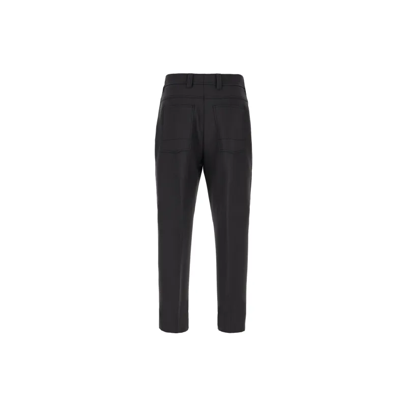 Ermenegildo Zegna Wool Tapered Trousers-1