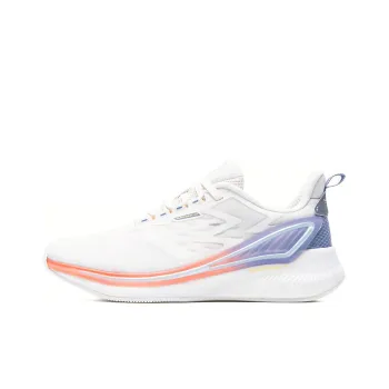 361° Night Shadows Cushioning Anti Slip And Wear Resistant Low Top Running Shoes Women's White Blue Orange