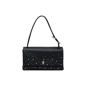 MARC JACOBS Grain Leather Handbag, Shoulder Bag Mini Women's Black