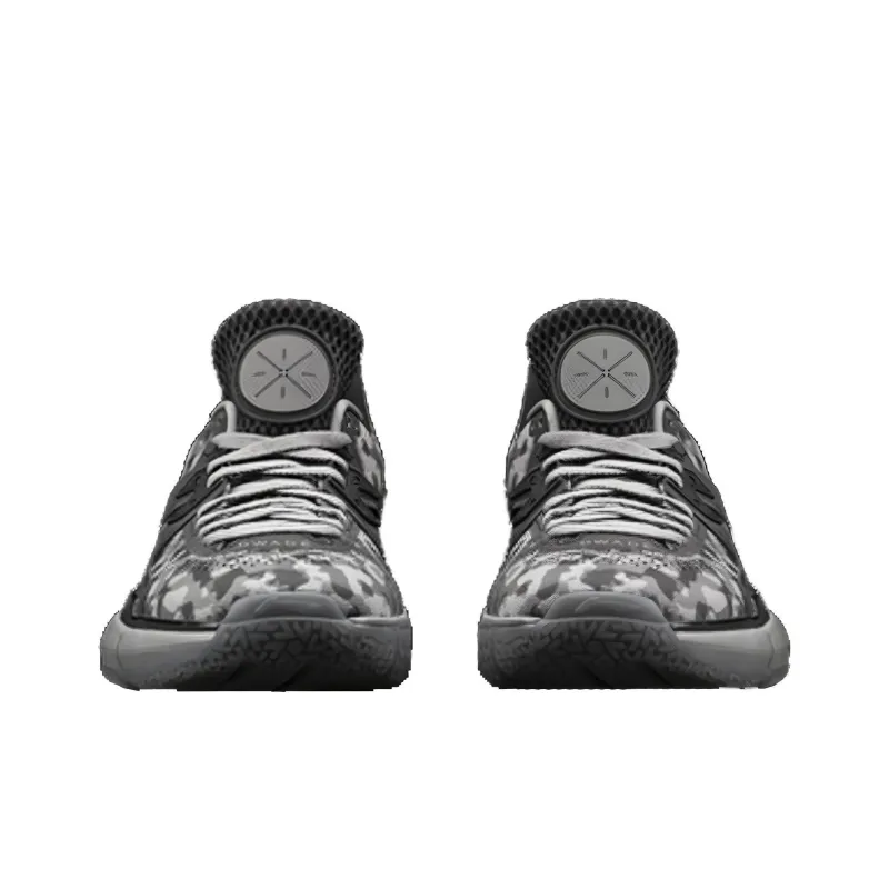 LiNing WOW 5 Way Of Wade 5 Cushioning Anti Slip And Wear Resistant Low Top Basketball Shoes Men's Gray Black-2