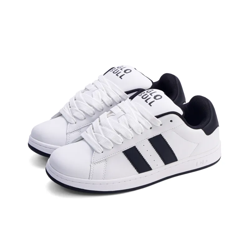 GLO BULL Puffy Shoes Coverage Wear Resistant Lightweight Breathable Slip Resistant Low Top Skateboard Shoes Unisex-3