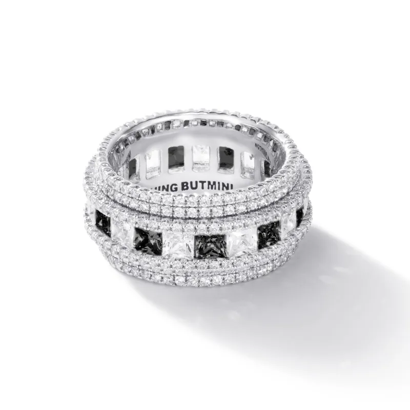 NothingButMini Zircon Copper Rings Unisex-11
