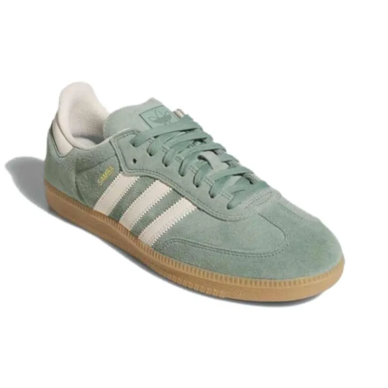 Adidas Samba Silver Green Wonder White-2