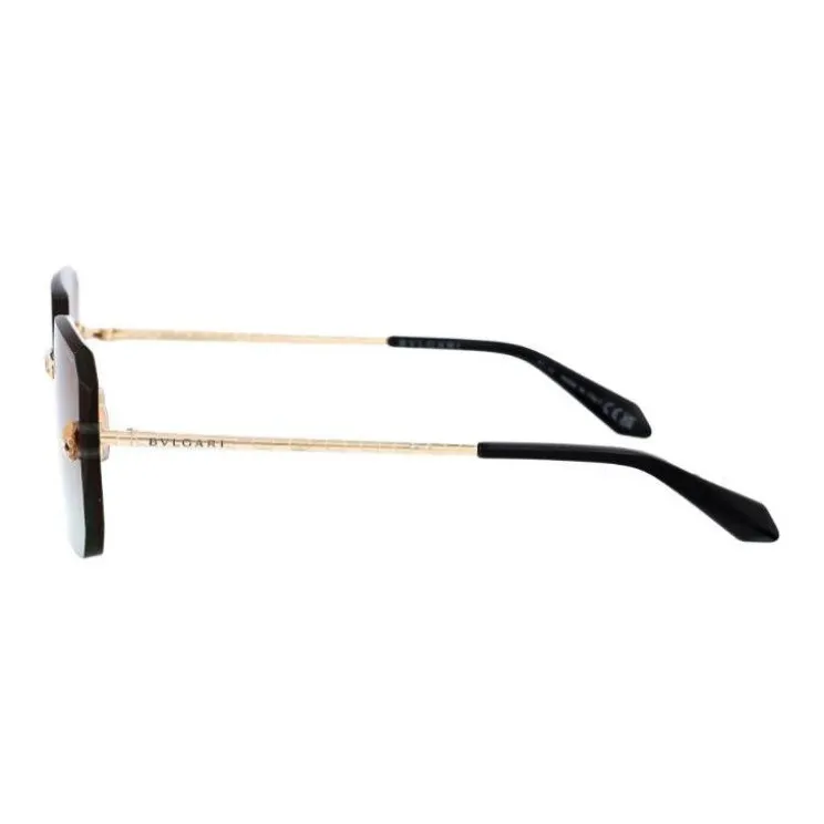 BVLGARI Rimless Square frame Sunglasses-2