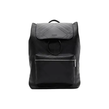 Burberry Calfskin Backpack Unisex Black