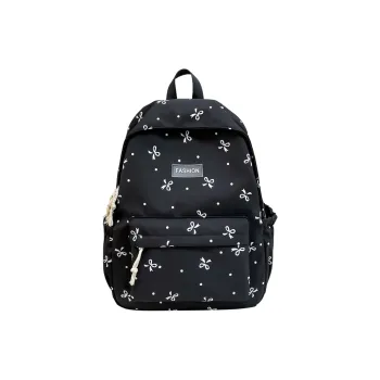 SUN ERATH&U Nylon Backpack Regular Women's Black Purple/White Red Flowers/White Blue Flowers/Sea Black Flowers