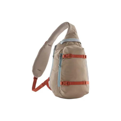 Patagonia Recycled Polyester Shoulder Bag, Sling Bag Regular Unisex Seabird Gray