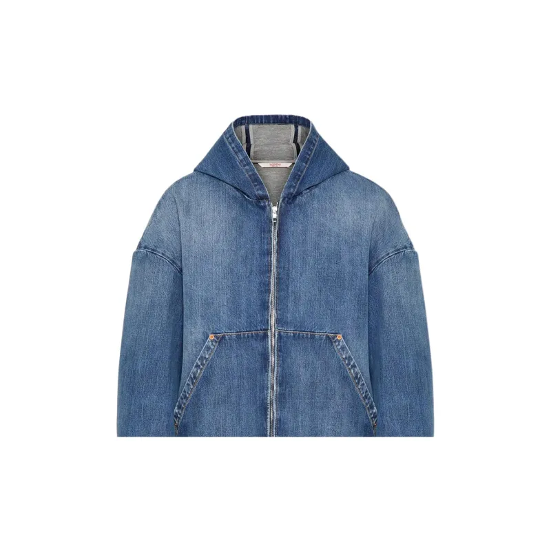 Valentino Denim Jacket Men's Blue-3