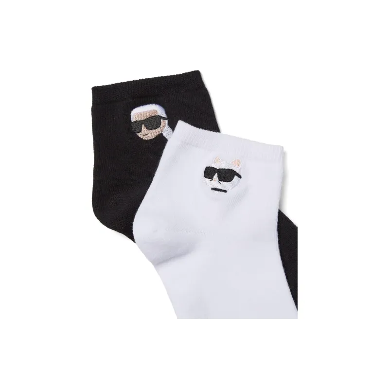KARL LAGERFELD / Karl Lagerfeld Jeans Ikon Short Socks Pack Of Three-3