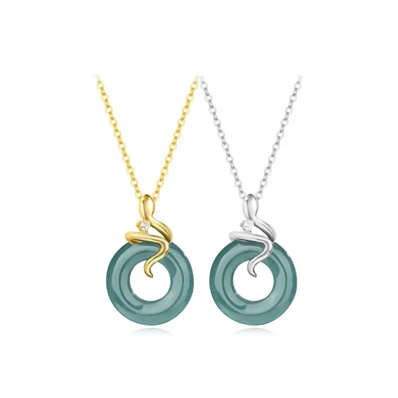 J&KINGLAY S925 Silver Necklaces Women's-0