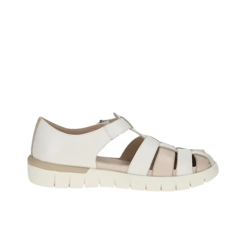 CAPRICE Bridget Roman Sandals 4.5cm Women's White-1