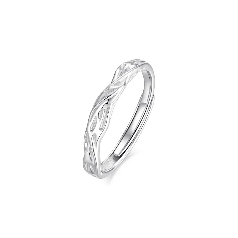 KADER 925 Sterling Silver Rings Unisex Silver Box-2