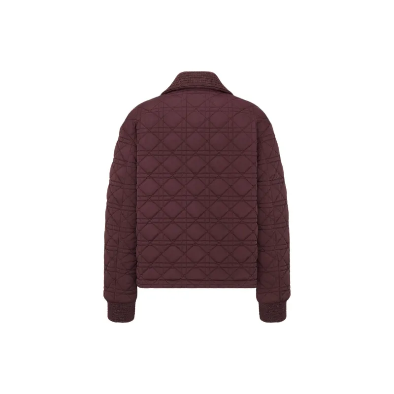 DIOR SS25 Jackets Coats Men's Burgundy-1