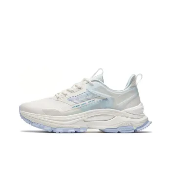 XTEP Shanhai Collection Dizi Chinese Flute Anti Slip Wear Resistant Low Top Sports Casual Shoes Women's White Blue