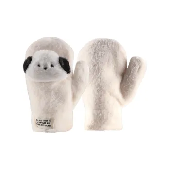 15 MINS Polyester Knit Gloves Women's Multiple Colors