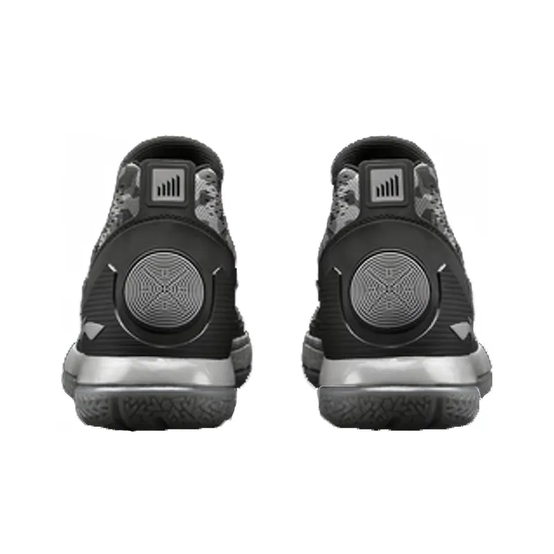 LiNing WOW 5 Way Of Wade 5 Cushioning Anti Slip And Wear Resistant Low Top Basketball Shoes Men's Gray Black-3