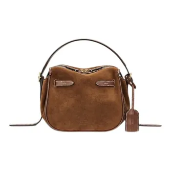 Polo Ralph Lauren Leather One Shoulder Handbags Mini Women's Cinnamon