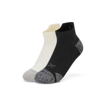XTEP Ankle Socks Women's 2 Pack Ecru/Black