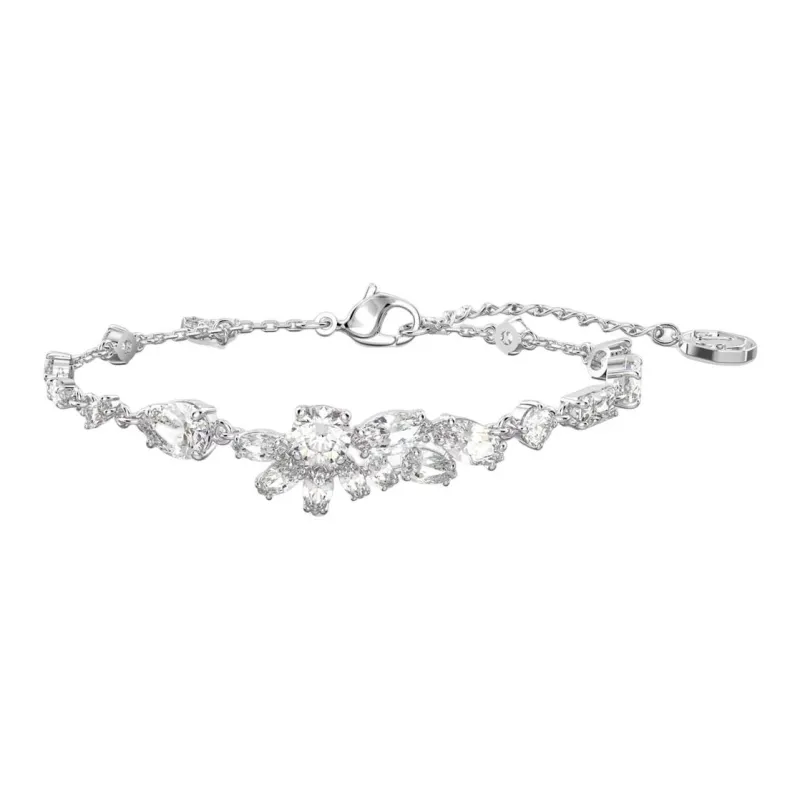 Swarovski Gema Rhodium Plated Bracelets Women's White-0