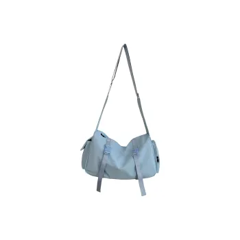 DCLOUD Nylon Crossbody Bag Unisex Blue/White/Black/Pink