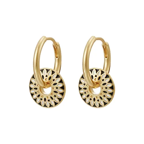 Sanpowa Copper Alloy Earrings Women's