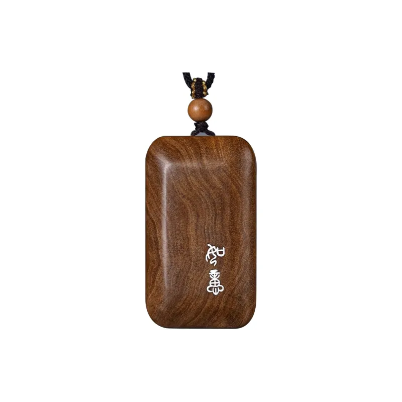 DALONG Old Mountain Sandalwood Wooden Pendant Unisex-5