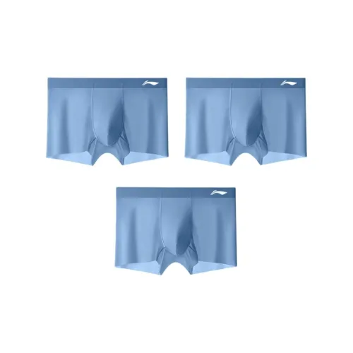 LiNing Underpants Men's 3 Pack Blue