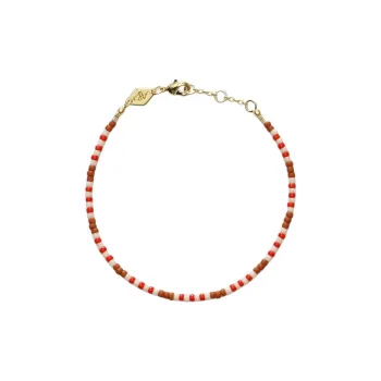 ANNI LU Brass Bracelets Unisex Red