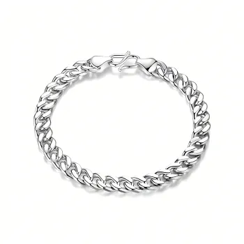 Lindian 925 Sterling Silver Bracelets Men's