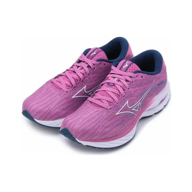 Wave Rider 27 Women's Mizuno 'Rosebud Navy Peony' Women's-2