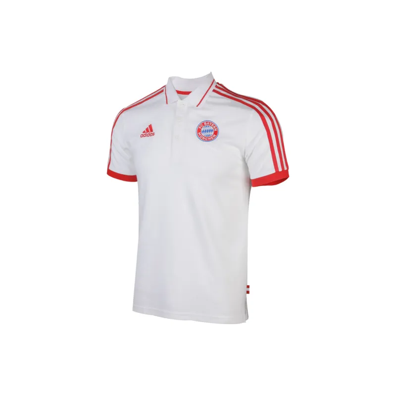 Adidas FC Bayern Polo Shirt Men's White-2