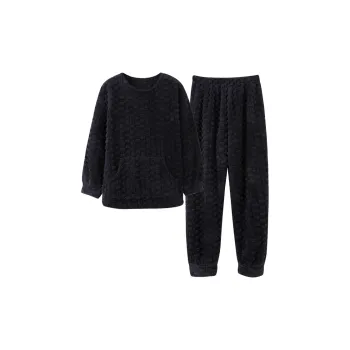 XIAFENYAN Pajama Set Men's Dark Gray