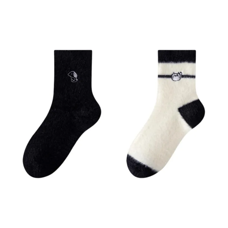 MIIOW Mid Calf Socks Women's Combo Set-0
