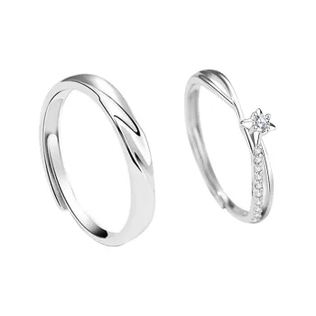 CLARKIA FLOWER 925 Sterling Silver Rings Unisex