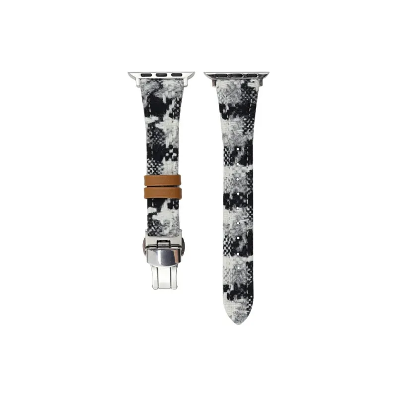 CHRROTA Watch Band Apple Compatibility Woolen Material-7