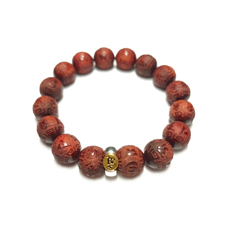 Guansha Pterocarpus Bracelets Unisex-12